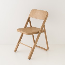 Chaise pliante multi cirée chêne moyen