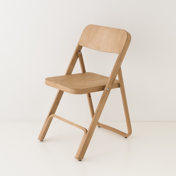 Chaise pliante multi cirée chêne moyen