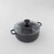 Cocotte ronde en fonte brute 3L