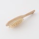 brosse à cheveux picots bois vue de côté