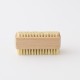 brosse à ongles double vue de côté