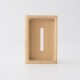 porte savon ajouré en bois vu de dessus