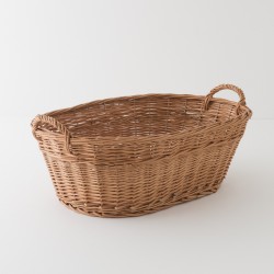 panière à linge ovale osier