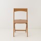 chaise pliante en bois vue de face