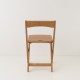 chaise pliante en bois vue de dos