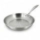 poêle inox tricouches 28 cm Ménastyl