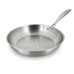 poêle inox tricouches 20 cm Ménastyl