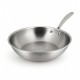 Wok 24 cm inox tricouches Ménastyl