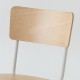 chaise haute 80cm coloris tube sable