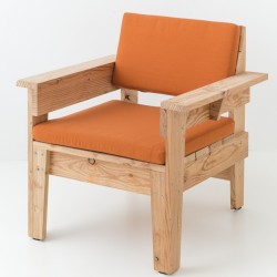 option coussin outdoor orange pour mélèze