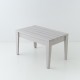 Table basse de jardin en mélèze 55x40 coloris buvard