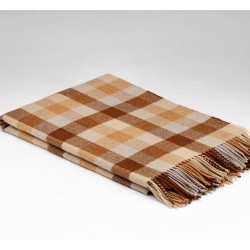 plaid laine caramel McNutt of Donegal