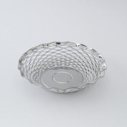 corbeille ajourée ovale GM en inox