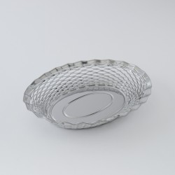corbeille ajourée ovale GM en inox