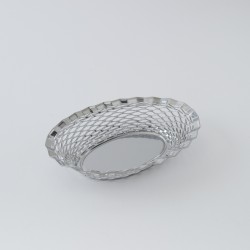 corbeille ajourée ovale GM en inox