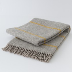 plaid pure laine Halla rayures vertes Lapuan Kankurit