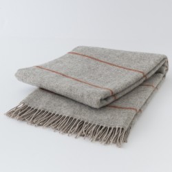 plaid pure laine Halla rayures vertes Lapuan Kankurit