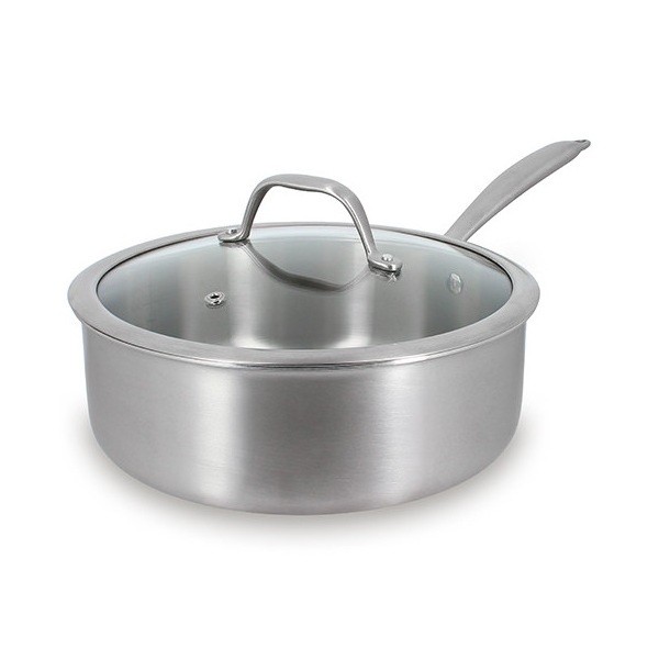 Sauteuse 24 cm inox tricouches Ménastyl