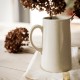 Pichet droit grès naturel vase