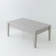 Table basse de jardin en mélèze 100x60 coloris buvard