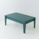 Table basse de jardin en mélèze 100x60 coloris vert if