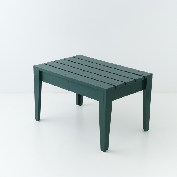 Table basse de jardin en mélèze 80x50 coloris if 2