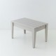 Table basse de jardin en mélèze 80x50 coloris buvard