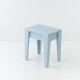 Tabouret de jardin en mélèze coloris pastel