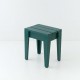 Tabouret de jardin en mélèze coloris vert if