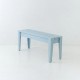 Banc de jardin 120 cm en mélèze coloris pastel