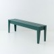 Banc de jardin 150 cm en mélèze coloris vert if