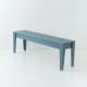 Banc de jardin 150 cm en mélèze coloris zinc