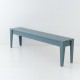 Banc de jardin 180 cm en mélèze coloris zinc