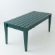 Table de jardin en mélèze coloris vert if