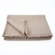 Boutis en coton coloris bronze