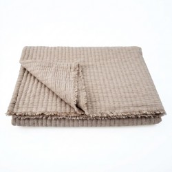 Boutis en coton coloris bronze