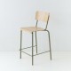 chaise haute 65cm cuisine américaine époxy kaki