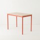 Table 100x60 coloris rouge