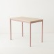 Table 100x60 coloris rose