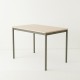 Table 110x70 coloris taupe