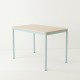 Table 110x70 coloris bleu