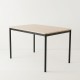 Table 120x80 coloris noir