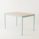 Table 120x80 coloris bleu