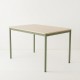Table 120x80 coloris kaki