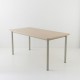 Table 160x80 plateau chêne époxy silex