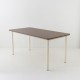 Table 160x80 plateau noyer époxy sable