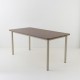 Table 160x80 plateau noyer époxy silex