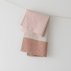 serviette lin-tencel Terva rose multi Lapuan Kankurit