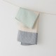 serviette lin-tencel Terva bleu multi 48 x70 Lapuan Kankurit