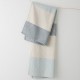 serviette lin-tencel Terva bleu multi 85x180 Lapuan Kankurit